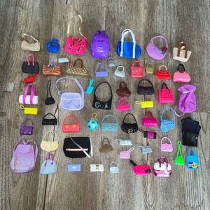 Lot of 56 Barbie Purse Accessories